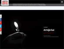 Tablet Screenshot of festivaldecineyderechoshumanos.com